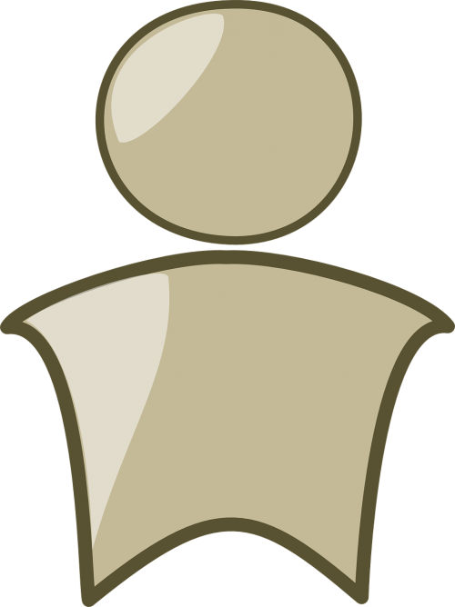 figure avatar gray