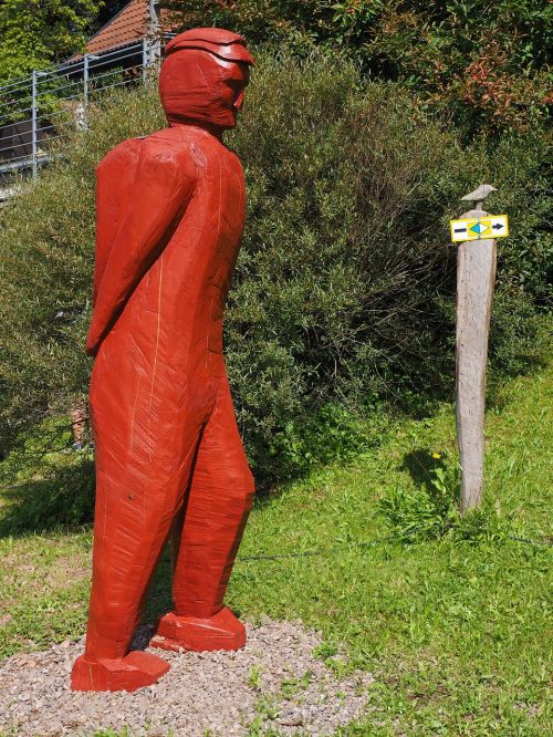 figure wood man