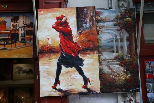 figure montmartre painter