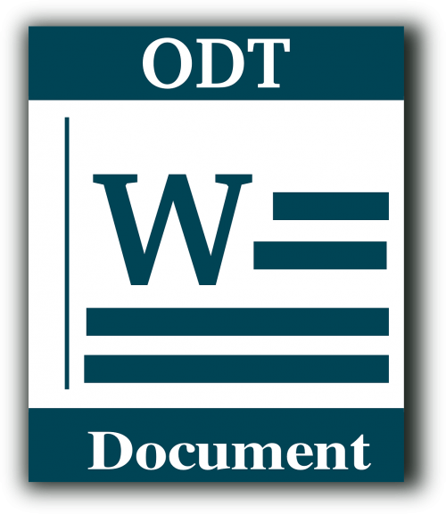 file type odt text document