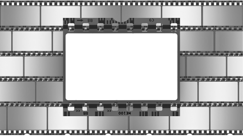 film background film box transparent middle