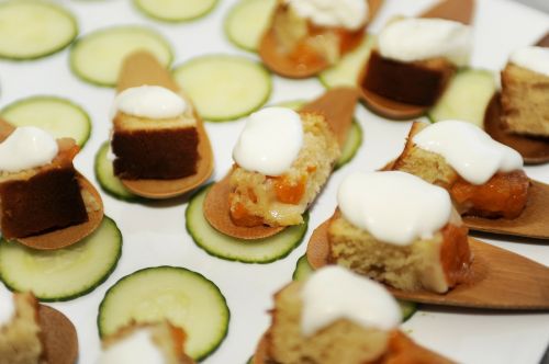 finger food cucumber desert