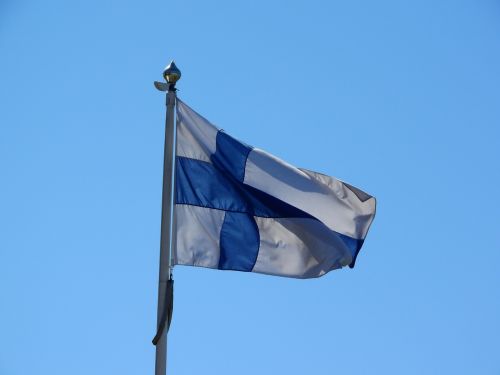finland finnish flag siniristilippu