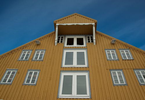 finland tromso wooden house