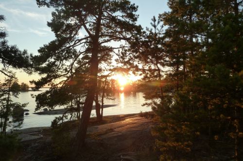 finland baltic sea sunset