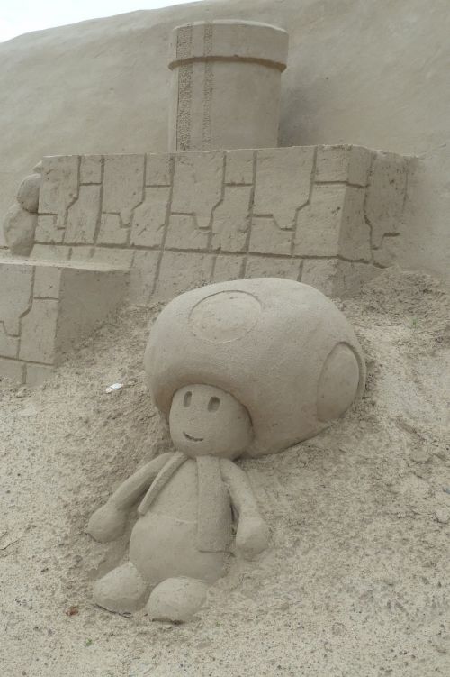 finland sand festival mario