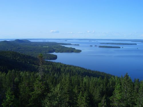 finland nature lake