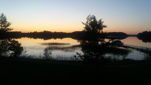 finland lake summer