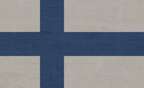 finland flag blue