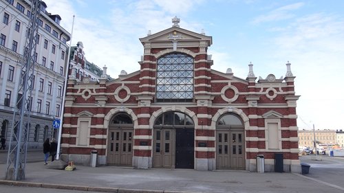 finland  helsinki  old market hall