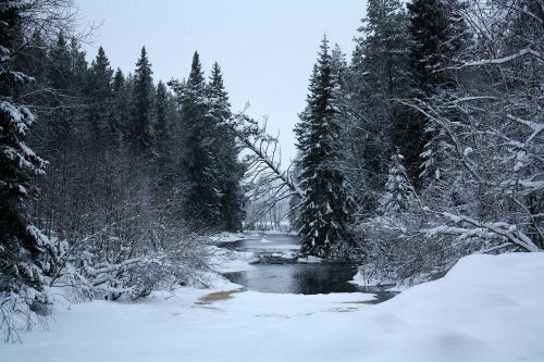 finland landscape winter