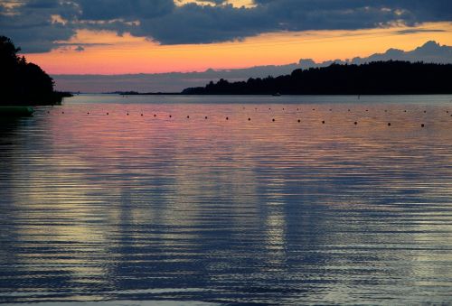 finland baltic sea midnight sun