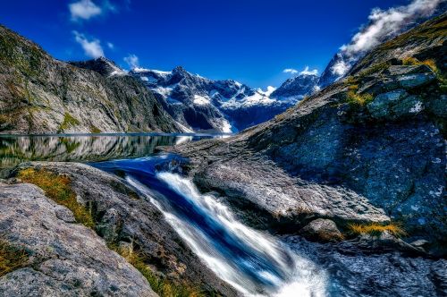 fiordland national park new zealand landscape