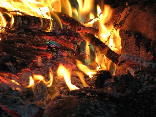 fire campfire bonfire
