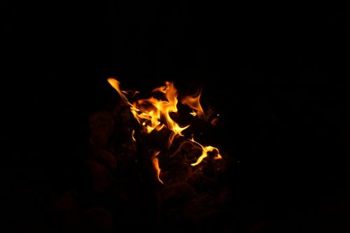 fire night dark