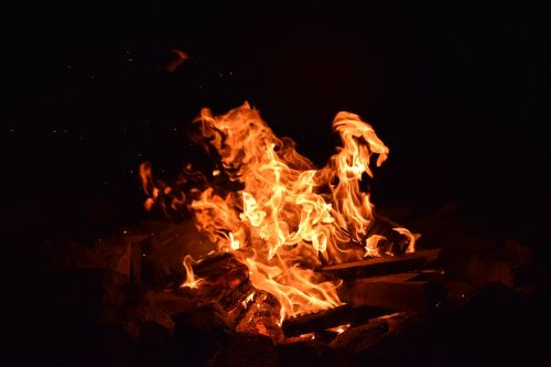 fire heat burn