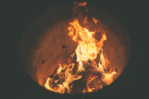 fire burning hot