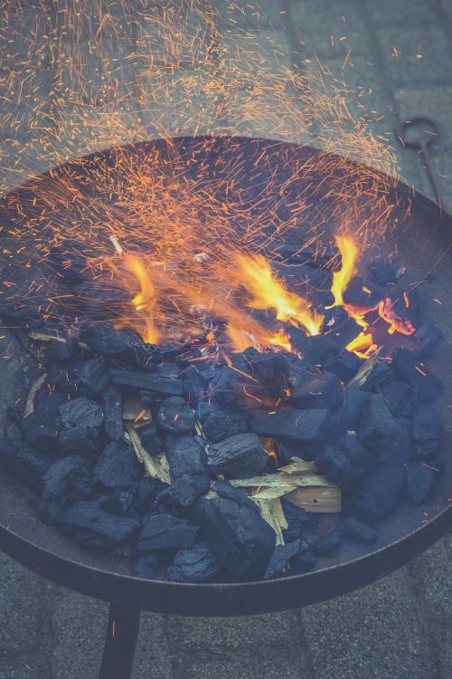 fire fire bowl embers