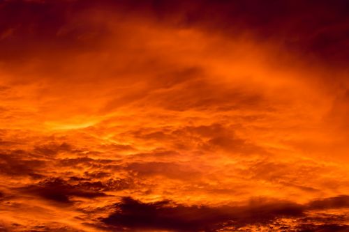 fire sky clouds