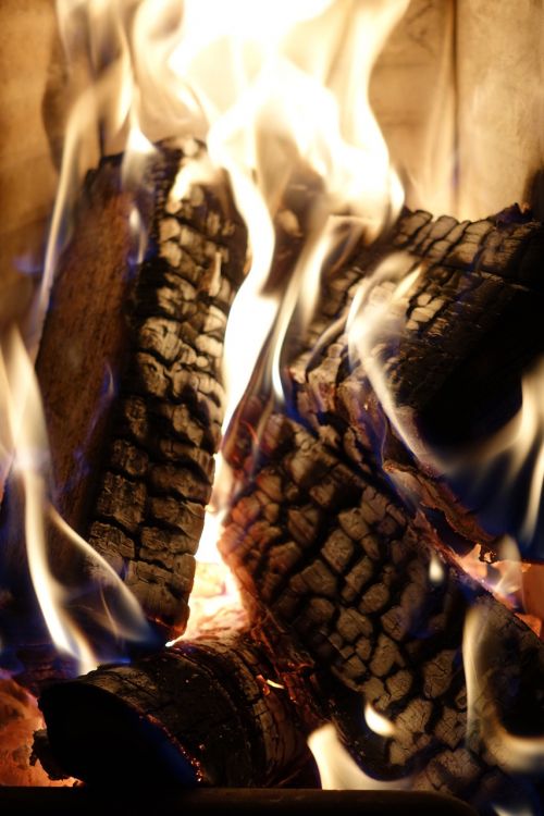 fire fireplace flame