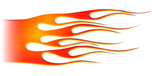 fire flames hot rod