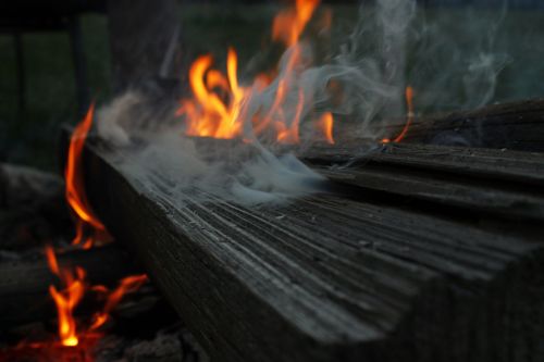 fire wood smoke