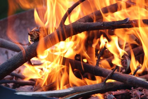 fire burn campfire