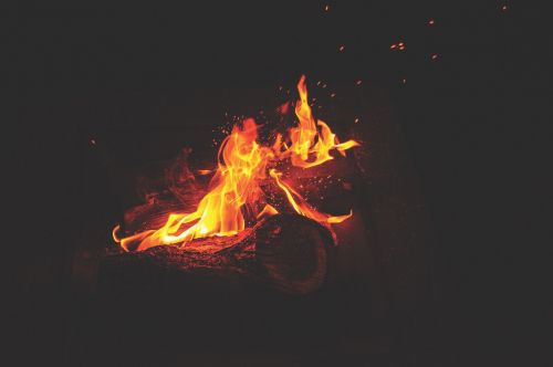 fire flame light