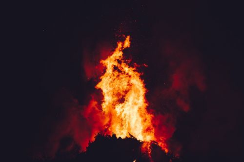 fire flame bonfire