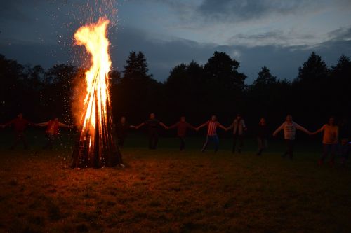 fire bonfire dancing