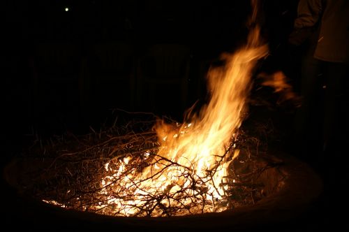 fire campfire flame