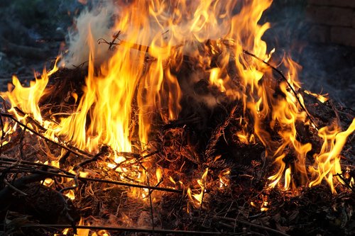 fire  bonfire  flames
