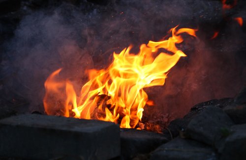 fire  flames  bonfire