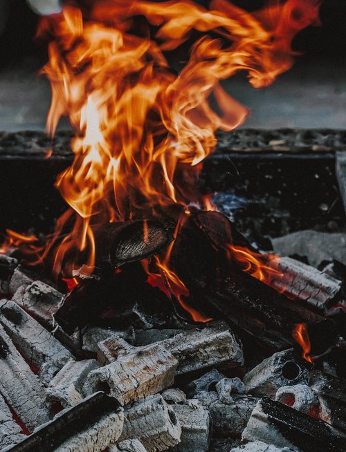 fire  coal  fireplace