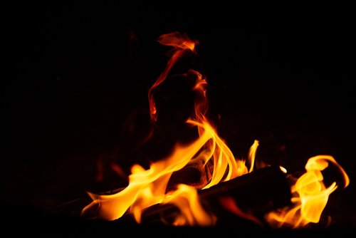 fire  campfire  flames
