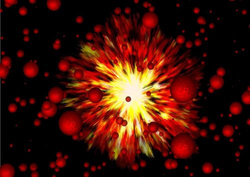 fire explosion big bang