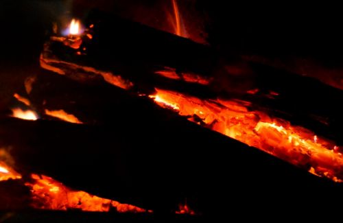 fire wood fireplace