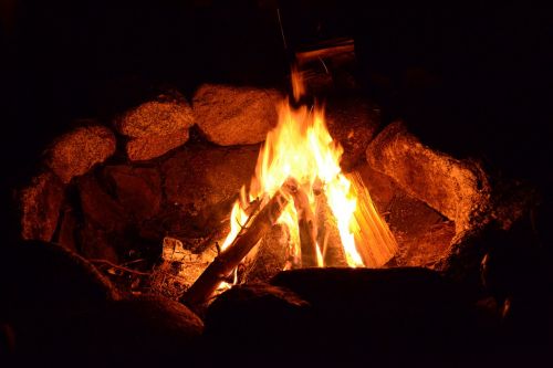 fire campfire hot