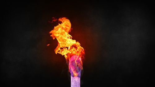 fire match flame