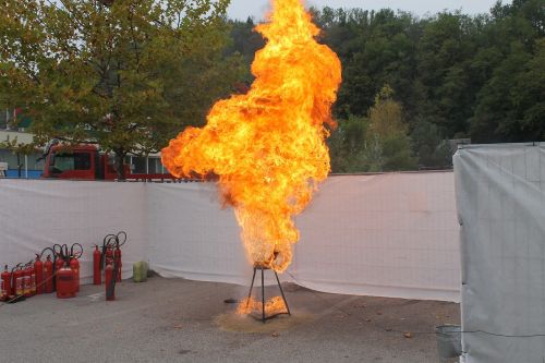 fire oil water