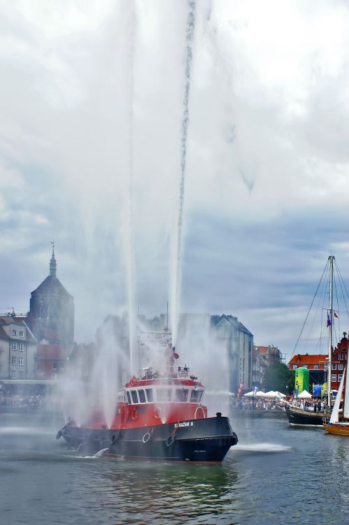 fire department boat gdańsk