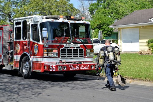 fire engine  fire department  fire man