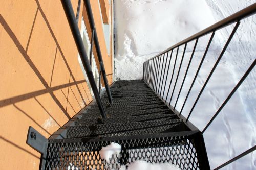 fire escape stairs outside