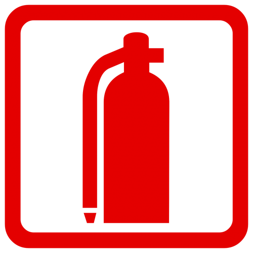 fire extinguisher signal fire