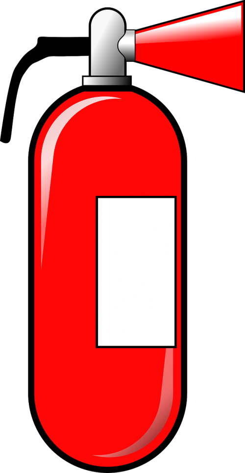 fire extinguisher red cartoon