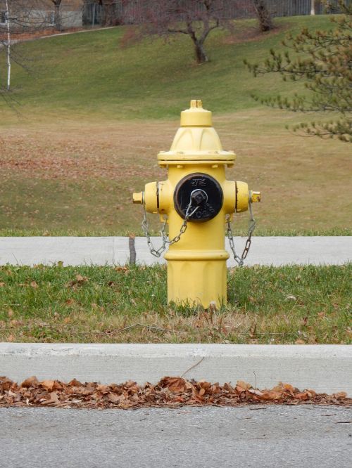 fire hydrant fire yellow