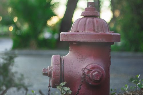 fire hydrant hydrant red