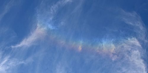 fire rainbow in the clouds rainbow clouds