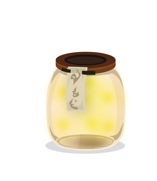 fireflies jar evening