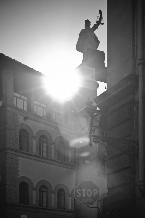 firenze italy black white